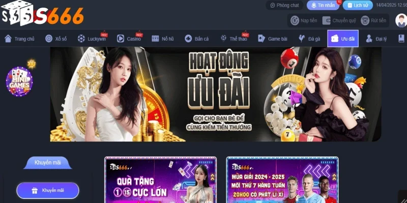 Nhà cái tổ chức khuyến mãi thường xuyên, thưởng hấp dẫn 